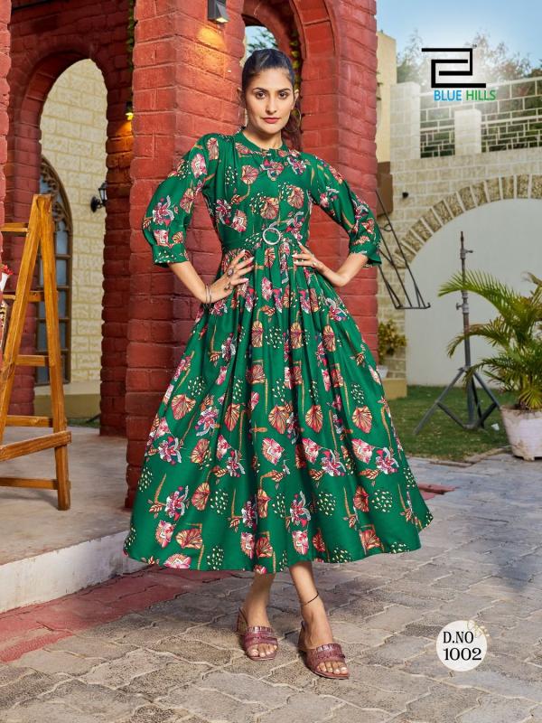 Blue Hills Bollywood Vol 1 Digital Print  Kurti Collection